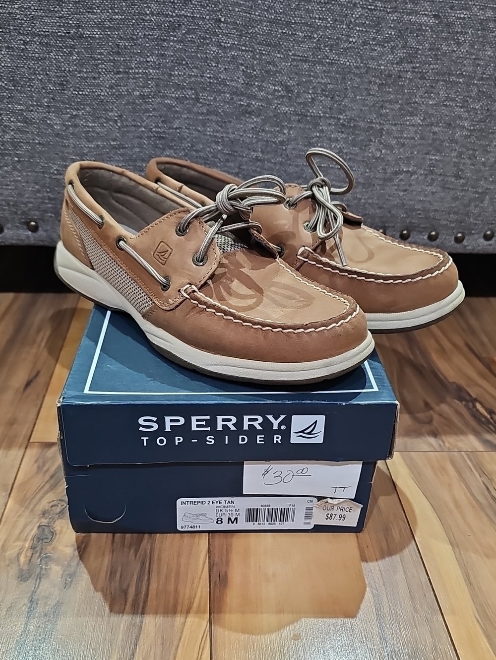 Sperry Women’s 8 Intrepid 2 Eye Tan Boat Shoes